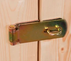Karibu Fahrradgarage für 3 Räder, 19 mm, mit Dacheindeckung, naturfarben