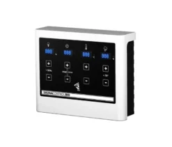 Karibu Fasshaus »Orkla«, naturfarben, inkl. 9 kW-Bio-Ofen mit externer Steuerung