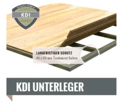 Karibu Fasshaus »Orkla«, naturfarben, inkl. 9 kW-Bio-Ofen mit externer Steuerung