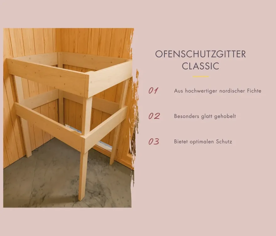 Karibu Fasssauna »Frieda 1«
