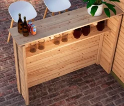 Karibu Garten-Bartisch-und-Theke, 28 mm Wandstärke