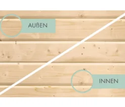 Karibu Pavillon »Markaska« mit Leimholz-Balken und Dacheindeckung, 627 x 320, 28 mm