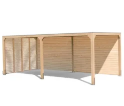 Karibu Pavillon »Markaska« mit Leimholz-Balken und Dacheindeckung, 627 x 320, 28 mm