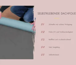 Karibu Saunahaus »Alice 3«, Anbau, naturfarben-anthrazit