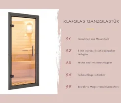 Karibu Saunahaus »Gwen« klein, Classic