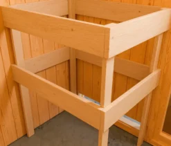 Karibu Saunahaus-Set »Rahlau A«, inkl. 9 kW-Ofen mit externer Steuerung