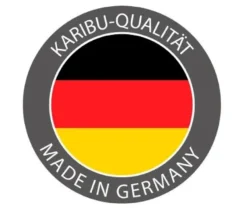 Karibu Sauna »Scarlett 3« im Set mit 9-kW-Ofen und finnischer Steuerung