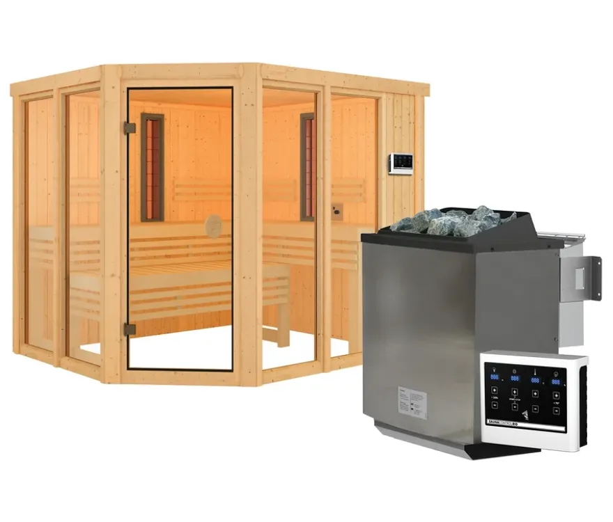 Karibu Sauna »Scarlett Plus«, Bio
