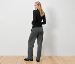 Karierte Komfort-Jerseyhose