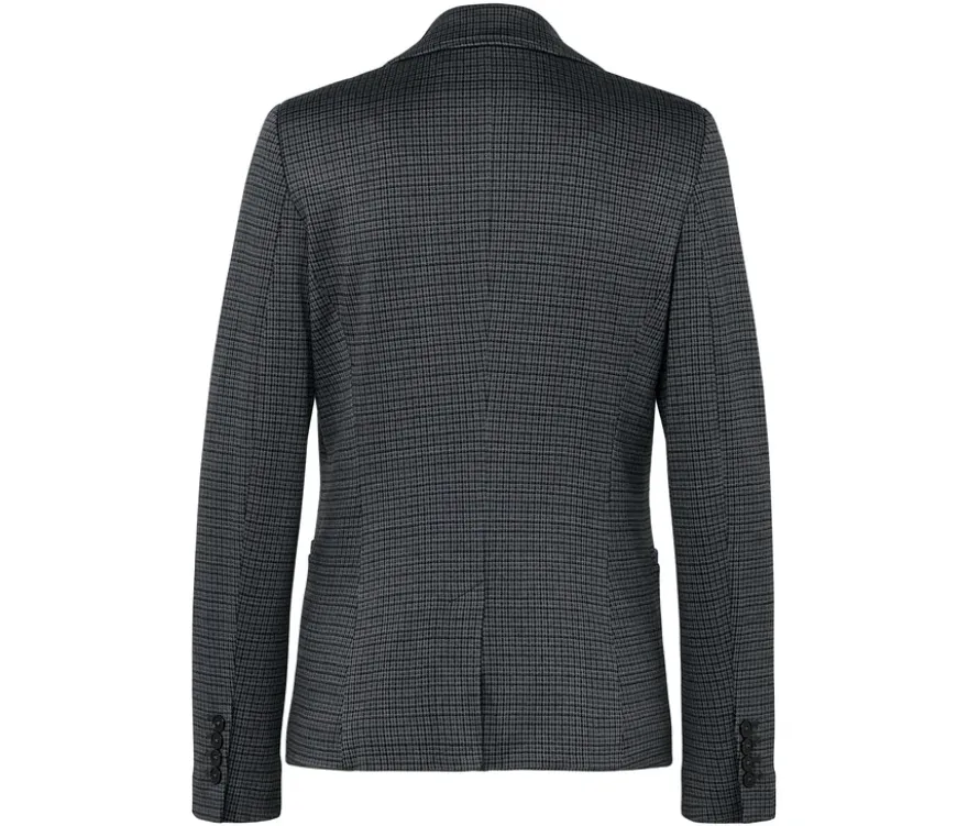 Karierter Jerseyblazer