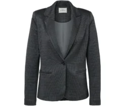 Karierter Jerseyblazer
