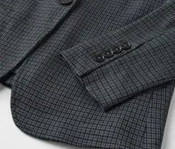 Karierter Jerseyblazer