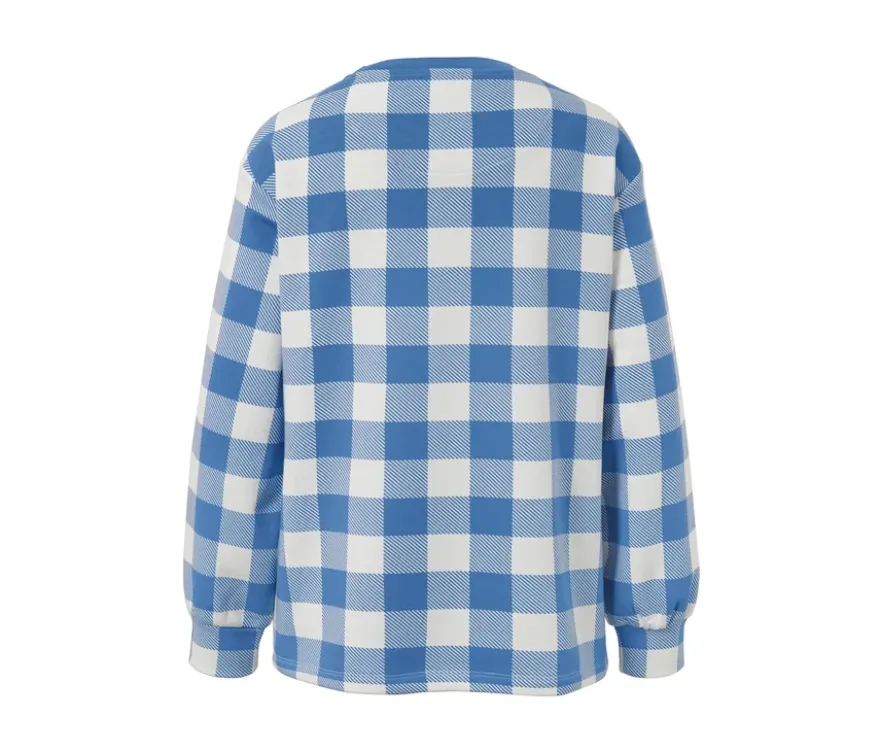 Kariertes Sweatshirt