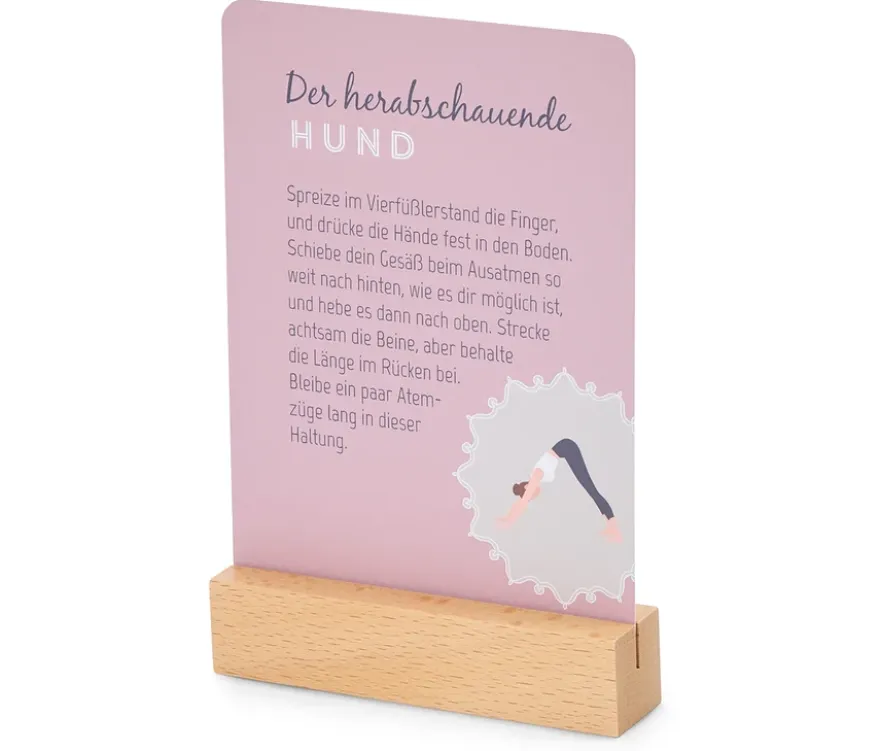 Karten-Set »Yoga macht glücklich«