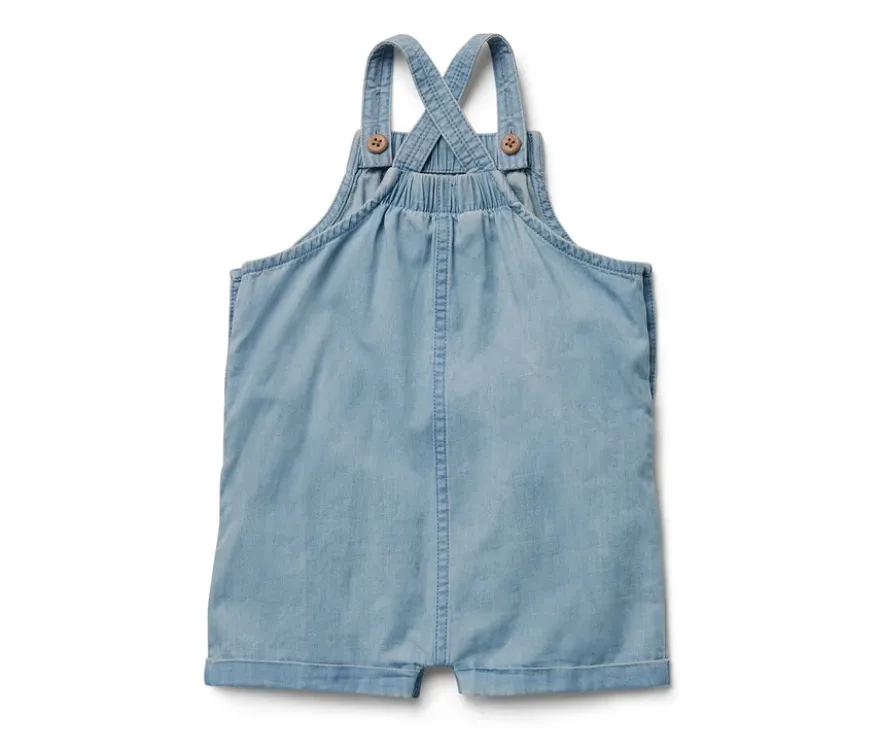 Kinder Chambray-Latzhose