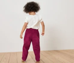 Kinder-Cord-Pull-on-pants – Fit »Jona«, beere