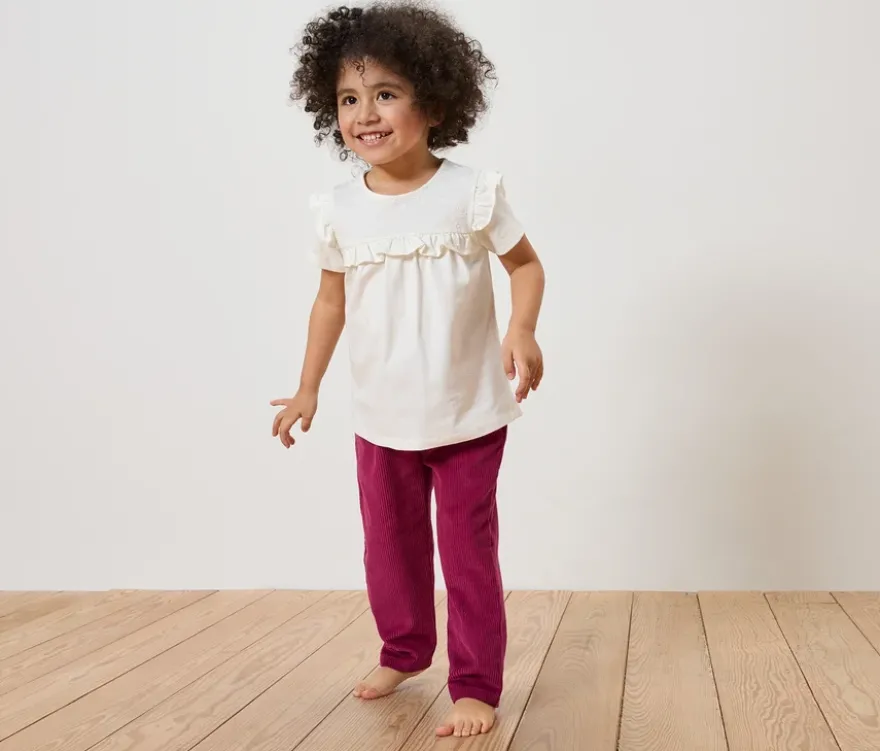 Kinder-Cord-Pull-on-pants – Fit »Jona«, beere