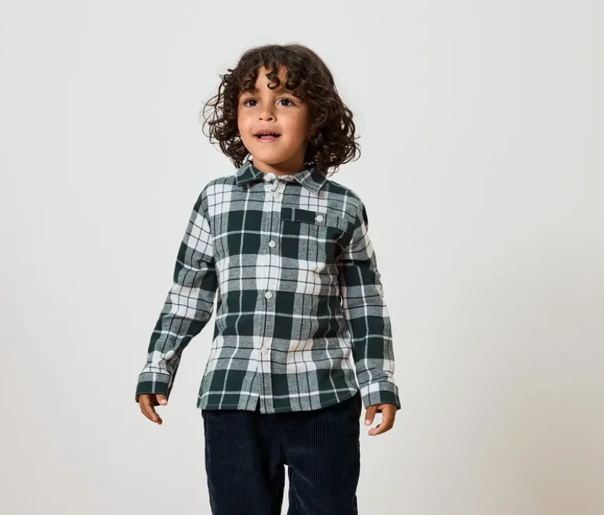 Kinder-Flanell-Hemd