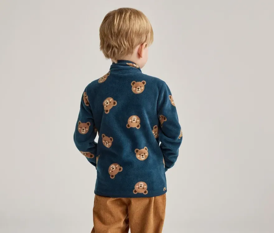 Kinder-Fleecejacke, Bären