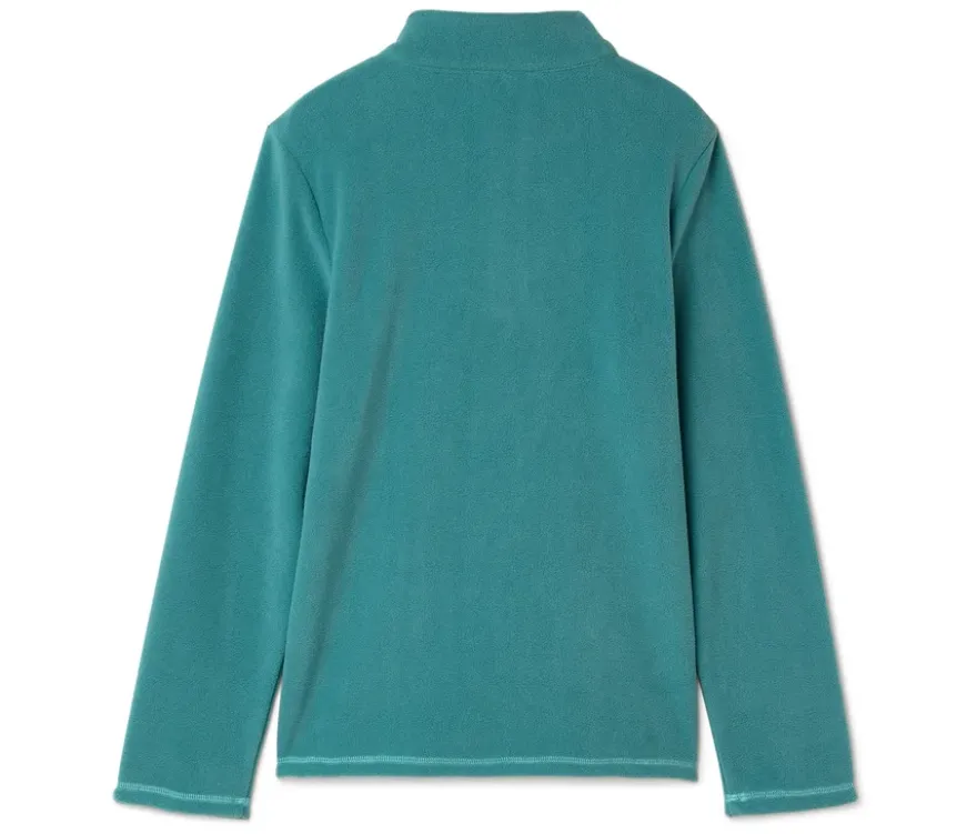 Kinder-Fleeceshirt, petrol
