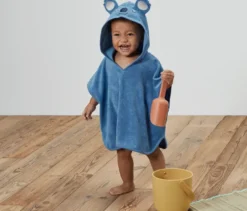Kinder-Frottierponcho