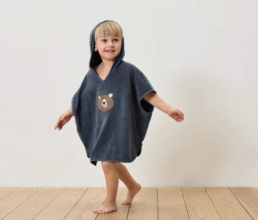 Kinder-Frottierponcho