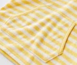 Kinder-Frottierponcho, gestreift
