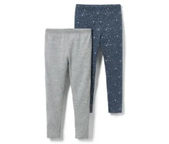 2 Kinder-Glitzer-Leggings