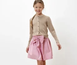 Kinder-Glitzerstrickjacke