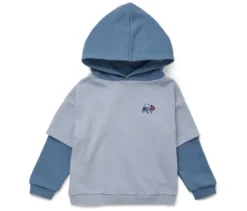 Kinder-Hoodie mit angerauter Innenseite
