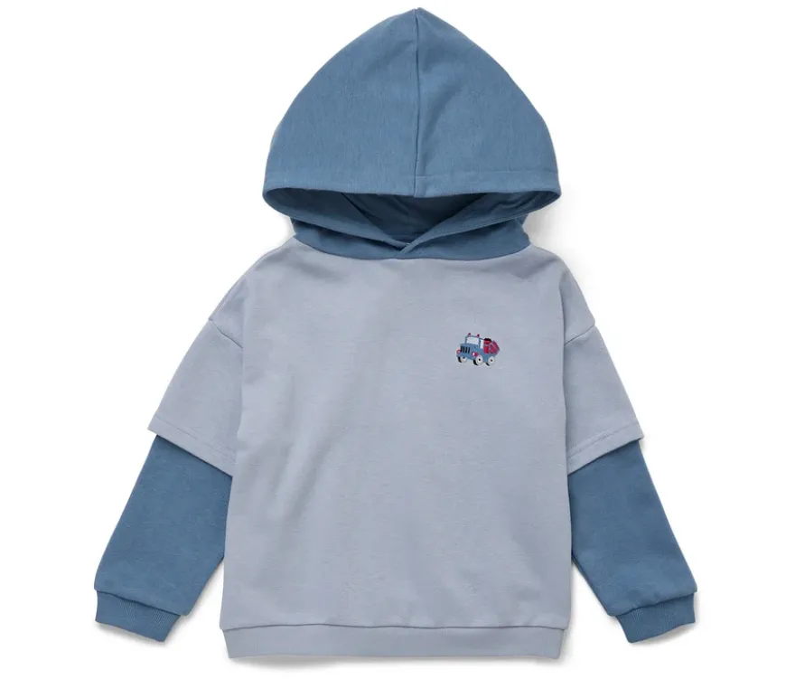 Kinder-Hoodie mit angerauter Innenseite