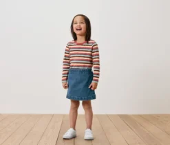 Kinder-Jeans-Hosenrock