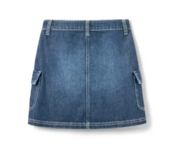 Kinder-Jeans-Rock, blau