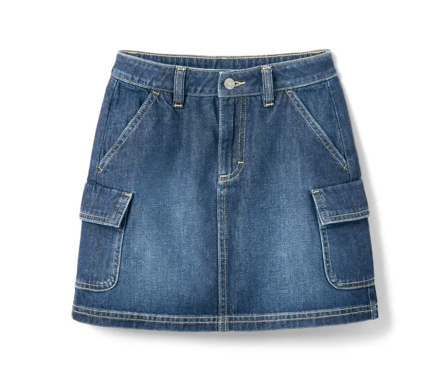 Kinder-Jeans-Rock, blau