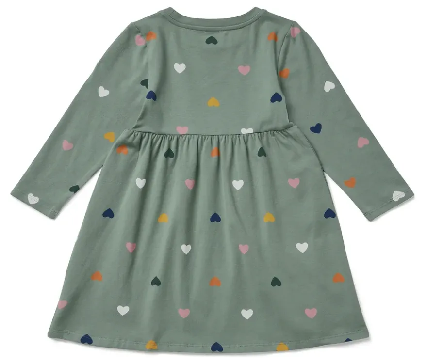 Kinder-Jerseykleid, Herzen