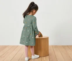 Kinder-Jerseykleid, Herzen