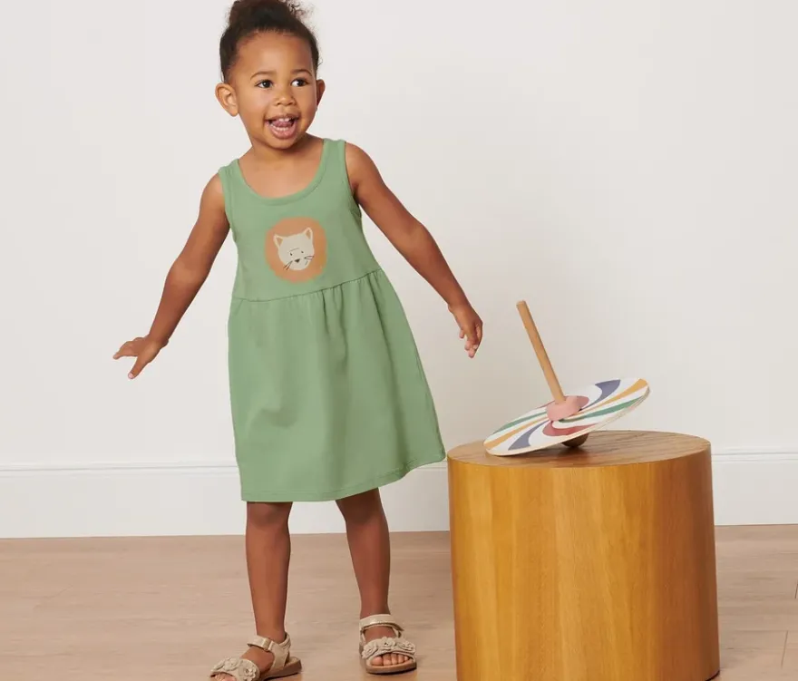 Kinder-Jerseykleid, Löwe
