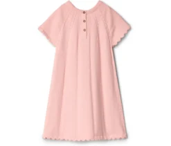 Kinder-Kurzarm-Kleid aus weichem Strick