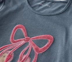 Kinder-Langarmshirt mit Puffärmeln