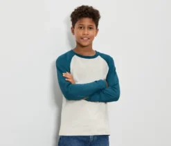 2 Kinder-Langarmshirts