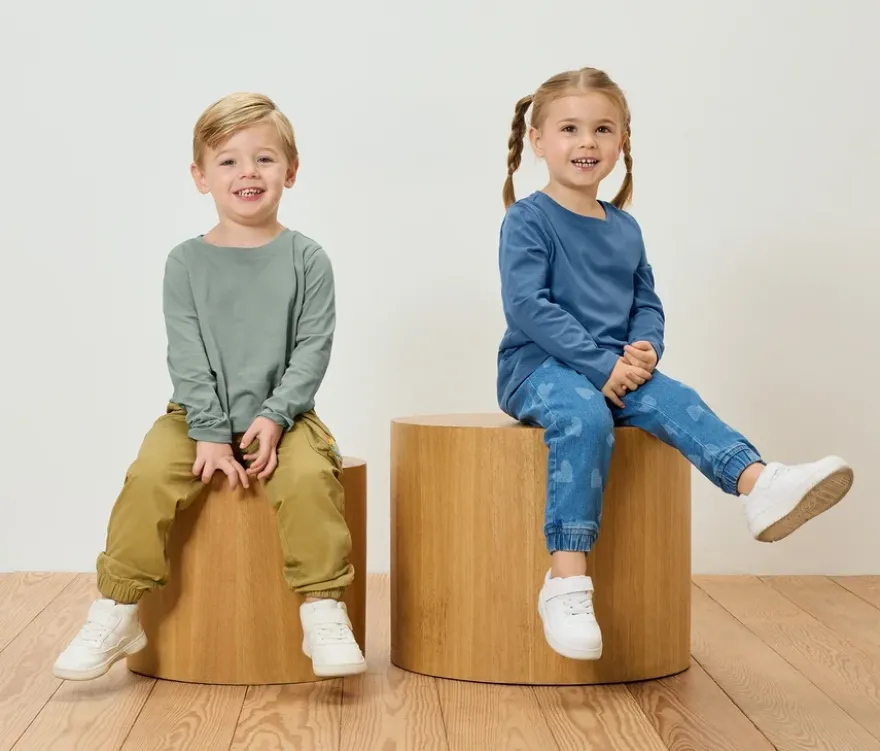 5 Kinder-Langarmshirts