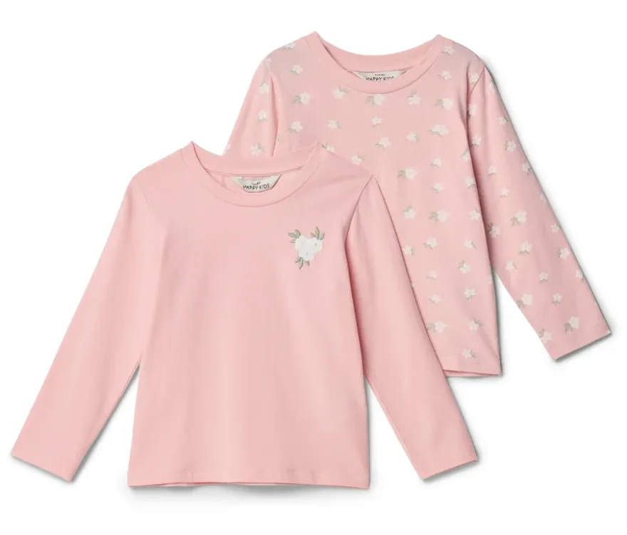 2 Kinder-Langarmshirts