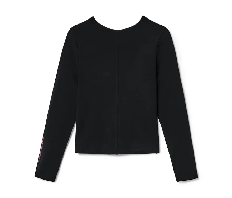 Kinder-Langarmshirt, schwarz