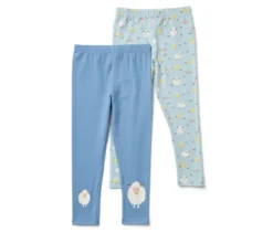 2 Kinder-Leggings, blau