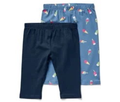 2 ¾-Kinder-Leggings, blau