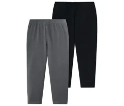 2 Kinder-Leggings, 3/4-Länge