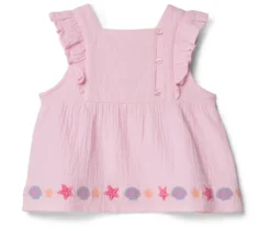 Kinder-Musselin-Bluse