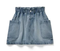 Kinder-Paperbag-Jeansrock