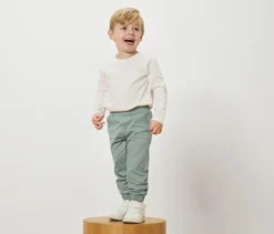 Kinder-Pull-on-Pants – Fit »Anton«, grün