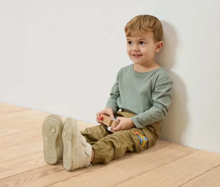 Kinder-Pull-on-Pants – Fit »Anton«, beige